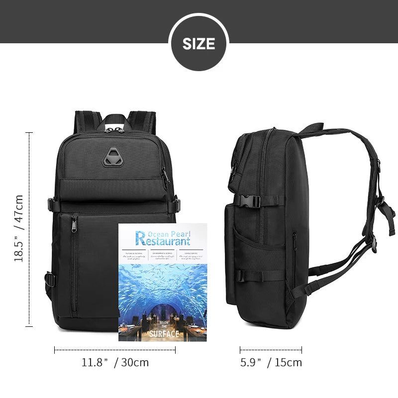 OZUKO Backpack mochila cabina 47x30x15 Student 15.6 inch Laptop School Backpacks Teenager Male Travel Fashion Bag Mochila