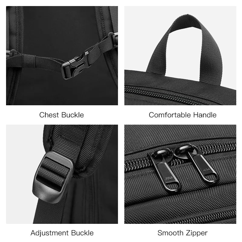 OZUKO Backpack mochila cabina 47x30x15 Student 15.6 inch Laptop School Backpacks Teenager Male Travel Fashion Bag Mochila