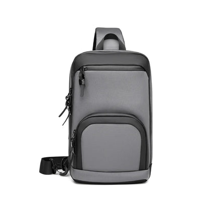 OZUKO Casual Business Shoulder Bag with USB Charging Port Large Capacity Waterproof Adjustable Messenger Bag Outdoor