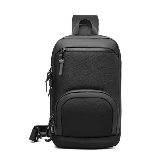 OZUKO Casual Business Shoulder Bag with USB Charging Port Large Capacity Waterproof Adjustable Messenger Bag Outdoor