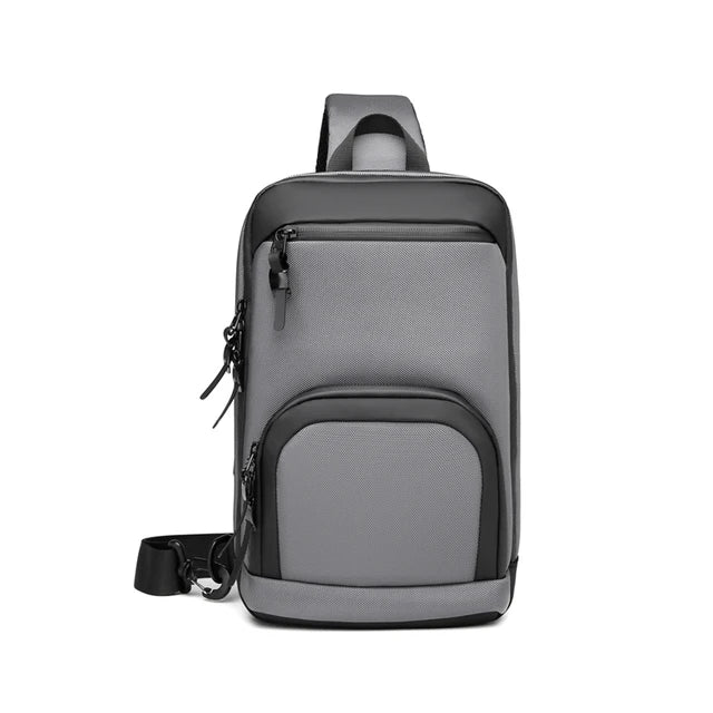 OZUKO Casual Business Shoulder Bag with USB Charging Port Large Capacity Waterproof Adjustable Messenger Bag Outdoor