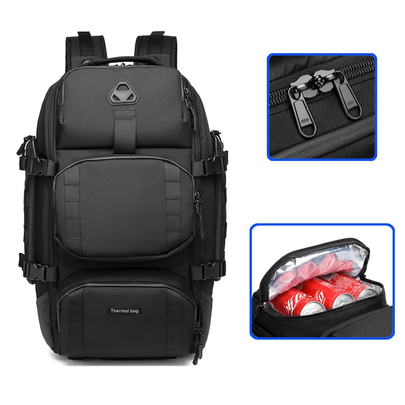 OZUKO Climbing bag Backpack Large Capacity Waterproof Backpacks 17 Laptop Backpack Travel Business Male USB Charging Bag