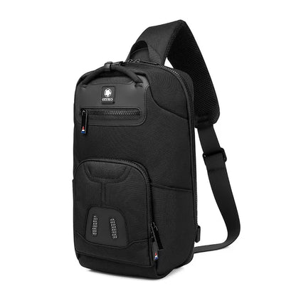 OZUKO Crossbody Bags Waterproof Shoulder Bag for Teenager Quality Multi Pocket Men Chest Bag Male Messenger Bag Men's USB Travel