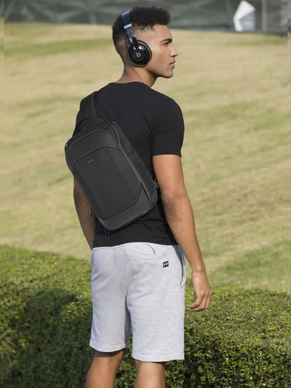 OZUKO Crossbody bag  For Men Anti Theft 15.6 Laptop Backpack Bag Waterproof Travel Bag Fashion Mochilas School crossbody bag