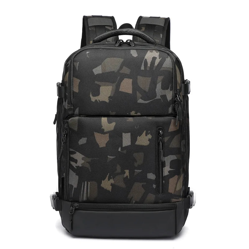 OZUKO  Men Backpack 15.6inch Laptop Backpacks Male Waterproof Travel Bag USB Charging Backpack for Men Luggage Bag