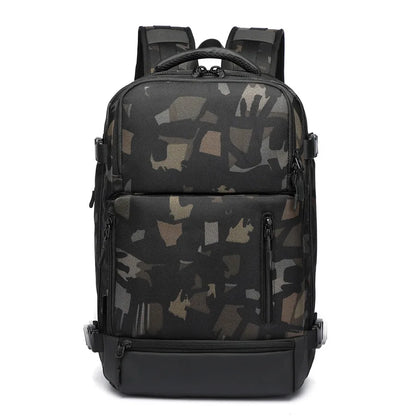 OZUKO  Men Backpack 15.6inch Laptop Backpacks Male Waterproof Travel Bag USB Charging Backpack for Men Luggage Bag