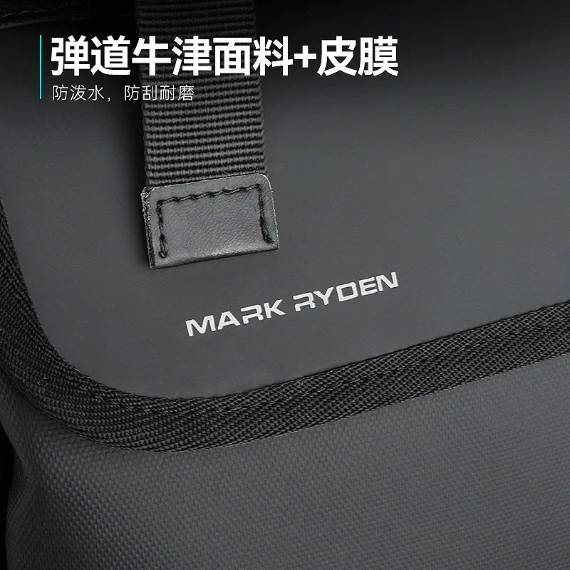 OZUKO Men Backpack Fashion Schoolbag for teenager Male 15.6 inch Laptop Backpacks Water Repellent Oxford Travel Bag USB Mochila