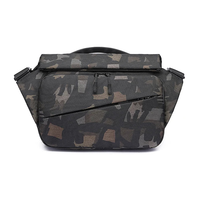 OZUKO Men Crossbody Bags Male Messenger Bag USB Charging Multifunction Riding Waterproof Shoulder Bag Travel Bag Men New