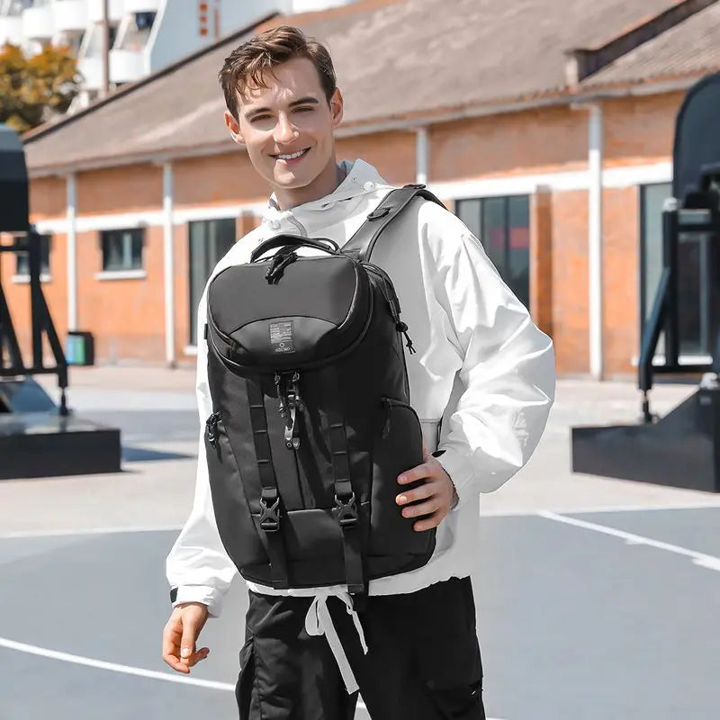 OZUKO Men's Backpack Multi-function Business Backpack Large Capacity Waterproof Travel Backpack Laptop Bag Fashion Sports Bag