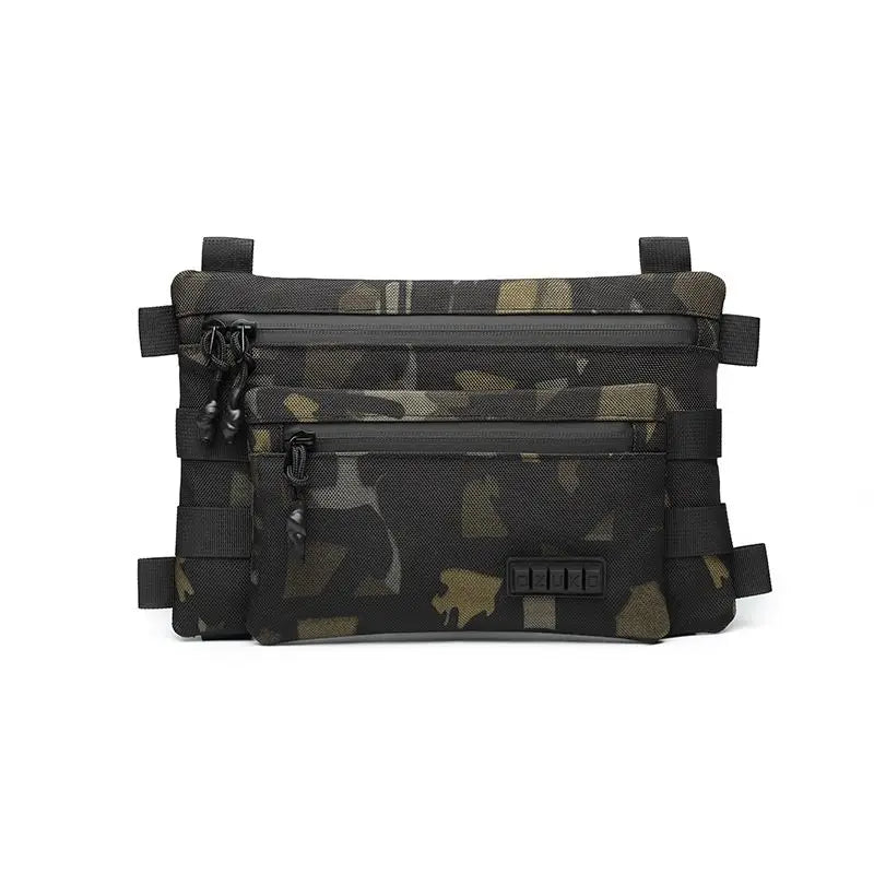 OZUKO Men's Chest Bag Waterproof Satchel for Men and Women Leisure Sports One-shoulder BMessenger Bag