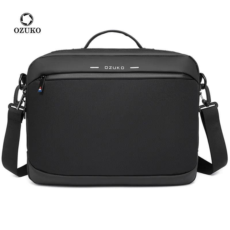 OZUKO Messenger Bag men Laptop 14 Inch Handbag Men's Casual Briefcase Man Business Shoulder male Messenger Crossbody Bags