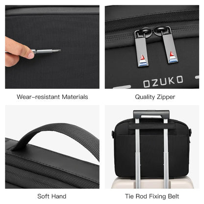 OZUKO Messenger Bag men Laptop 14 Inch Handbag Men's Casual Briefcase Man Business Shoulder male Messenger Crossbody Bags