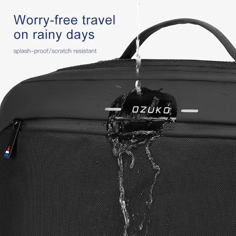 OZUKO Messenger Bag men Laptop 14 Inch Handbag Men's Casual Briefcase Man Business Shoulder male Messenger Crossbody Bags
