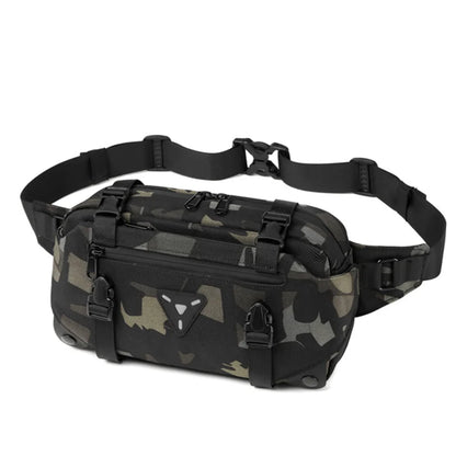 OZUKO Motorcycle leg bag Handbag Chest Bag Multifunctional Large Capacity Casual Fanny Pack Male sports cycling Fanny Pack