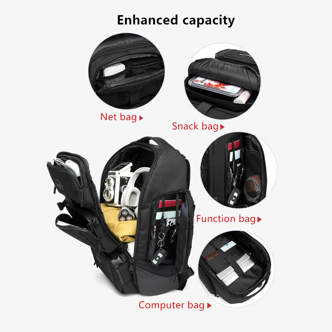 OZUKO Multifunction Men Backpack Large Capacity Waterproof Backpacks 17 Laptop Backpack Travel Business Male USB Charging Bag