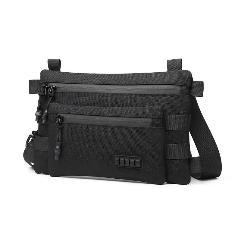 OZUKO New Men Fashion Crossbody Bag Outdoor Sports Sling Shoulder Bags Waterproof Travel Messenger Bag Man Light Weight Handbag