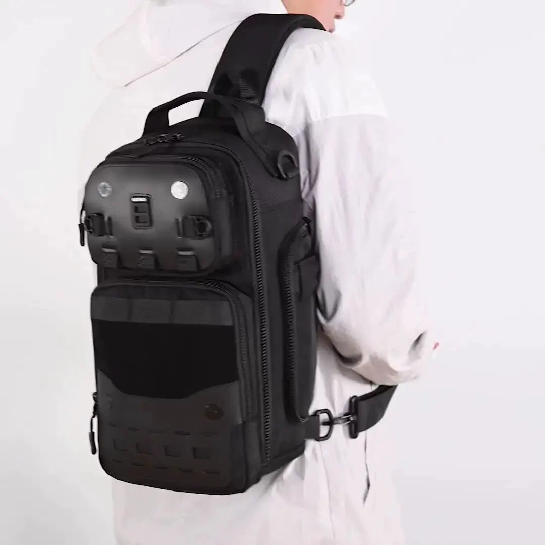 OZUKO Tactical bag Men Chest Bag Waterproof Outdoor Sports Tactical Male Shoulder Bag High Quality Crossbody Sling Bags
