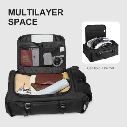 OZUKO Teenager mochilas Backpack Motorcycle Backpacks 15.6 inch Laptop Fashion Teenager Male Waterproof Travel Bag Mochilas