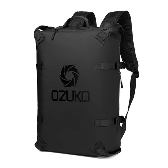 OZUKO Teenager mochilas Backpack Motorcycle Backpacks 15.6 inch Laptop Fashion Teenager Male Waterproof Travel Bag Mochilas