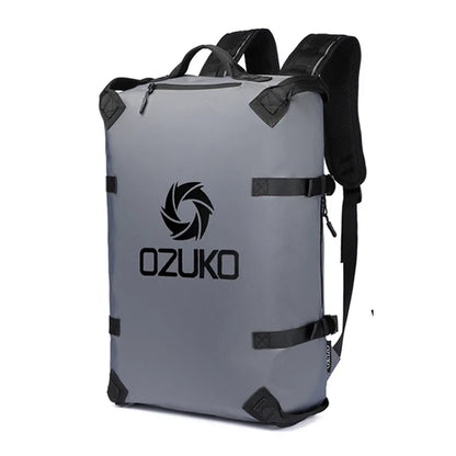 OZUKO Teenager mochilas Backpack Motorcycle Backpacks 15.6 inch Laptop Fashion Teenager Male Waterproof Travel Bag Mochilas