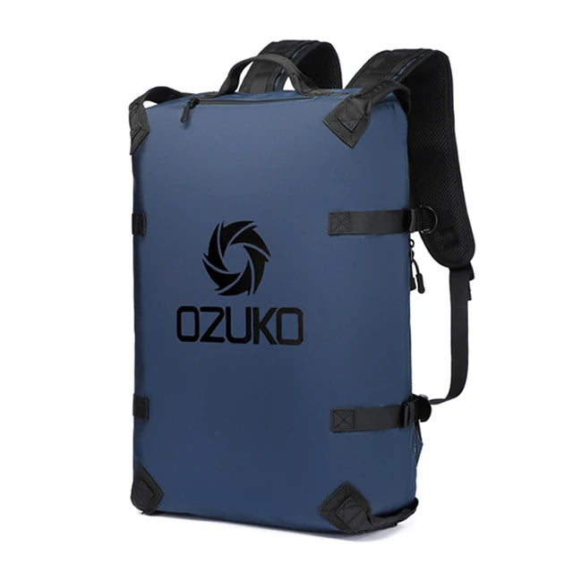 OZUKO Teenager mochilas Backpack Motorcycle Backpacks 15.6 inch Laptop Fashion Teenager Male Waterproof Travel Bag Mochilas