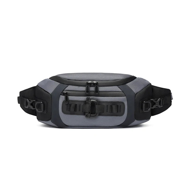 OZUKO Waist Bag Fashion Men Outdoor Sports Tactical Fanny Pack Multifunction Waterproof Male Chest Bag Mens Crossbody Bags Bum