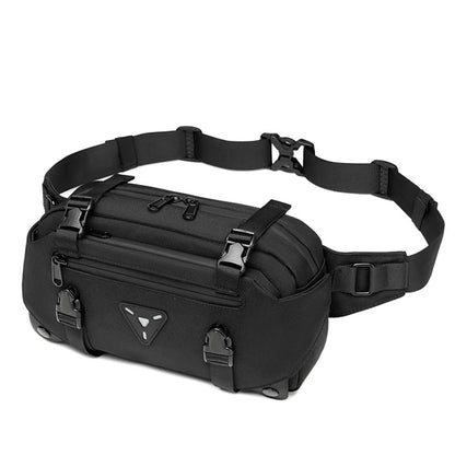 OZUKO Waist Bag Waterproof Handbag Chest Bag Multifunctional Large Capacity Casual Fanny Pack Male sports cycling Fanny Pack