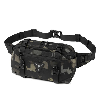 OZUKO Waist Bag Waterproof Handbag Chest Bag Multifunctional Large Capacity Casual Fanny Pack Male sports cycling Fanny Pack