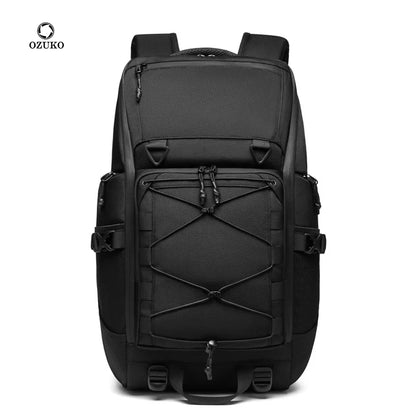 OZUKO  backpak Waterproof 15.6 inch Laptop Backpack Multi Function 30L Large Capacity Camouflage Hiking Backpack For Men