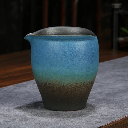 Ocean Blue Stoneware Tea Filter Ceramic Filter Screen Tea Strainer Tea Strainer Kung Fu Tea Ceremony Utensils Tea Accessories