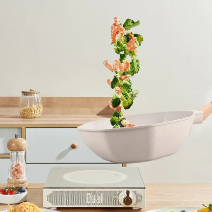Octagonal Wok Non-stick Pot Household Egg Steak Cooking Pots Frying Pan Wok Gas Stove Induction Cooker Cookware Wok Pan
