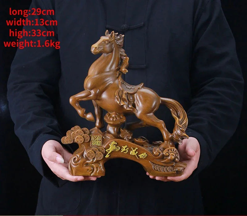 Office Horse Ornaments Zodiac Animal Horse Fortune Living Room Wine Cooler  Table Decor Horse To Success Gifts