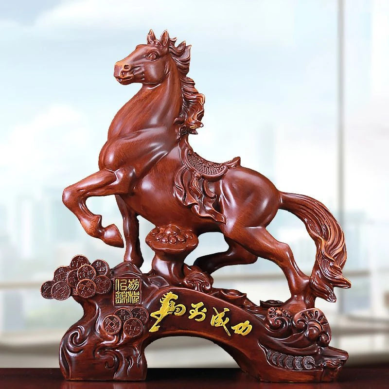 Office Horse Ornaments Zodiac Horse Fortune Living Room Wine Cooler Entryway Tea Table Decor Horse To Success Gifts