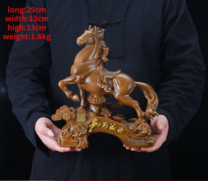 Office Horse Ornaments Zodiac Horse Fortune Living Room Wine Cooler Entryway Tea Table Decor Horse To Success Gifts