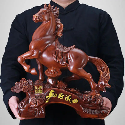 Office Horse Ornaments Zodiac Horse Fortune Living Room Wine Cooler Entryway Tea Table Decor Horse To Success Gifts