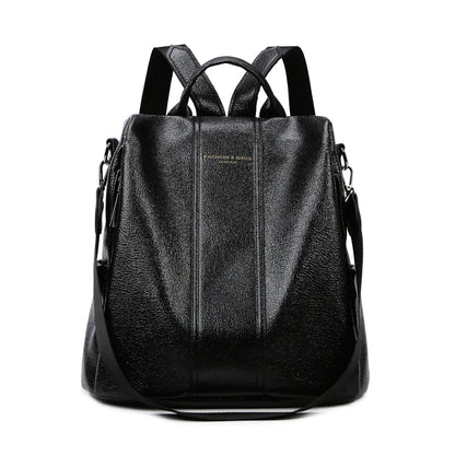 Oil Wax Leather Backpack Women Anti theft Backpacks and School Bags Large Capacity Travel Backpack Mochilas Mujer 2023 Rucksack