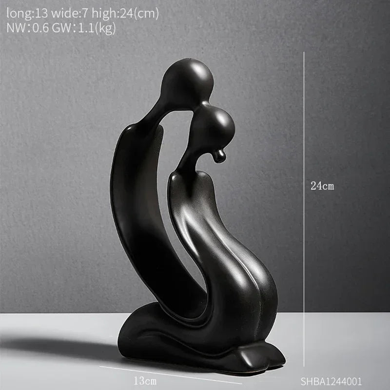One Piece Resin Statue Figure Home Decoration Accessories For Living Room Modern Abstract Sculpture Art Office Desk Decor Gifts