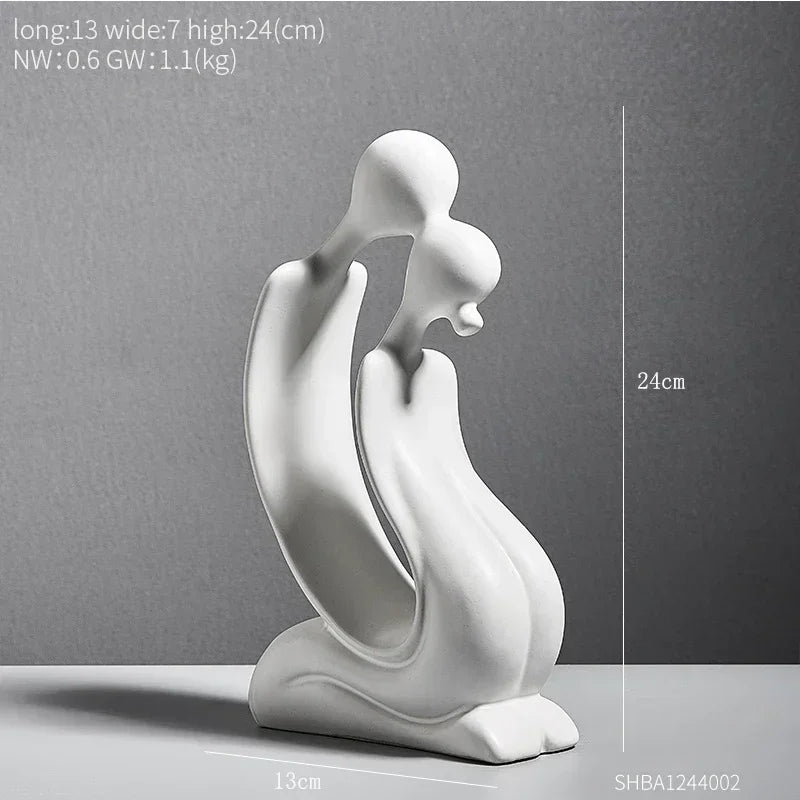 One Piece Resin Statue Figure Home Decoration Accessories For Living Room Modern Abstract Sculpture Art Office Desk Decor Gifts