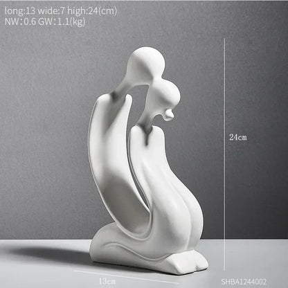 One Piece Resin Statue Figure Home Decoration Accessories For Living Room Modern Abstract Sculpture Art Office Desk Decor Gifts