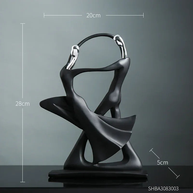 One Piece Resin Statue Figure Home Decoration Accessories For Living Room Modern Abstract Sculpture Art Office Desk Decor Gifts