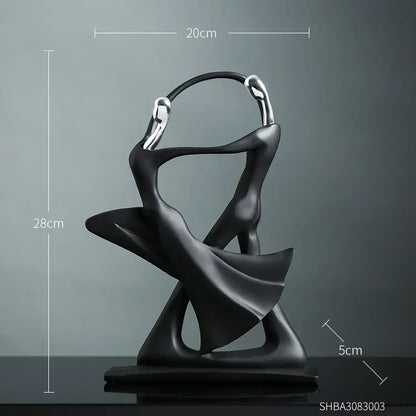 One Piece Resin Statue Figure Home Decoration Accessories For Living Room Modern Abstract Sculpture Art Office Desk Decor Gifts