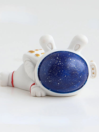 Originality Rabbit's Ears Space Astronaut Car Ornaments Bonsai Decoration Desktop Creative Trinket Home Accessories Figurines