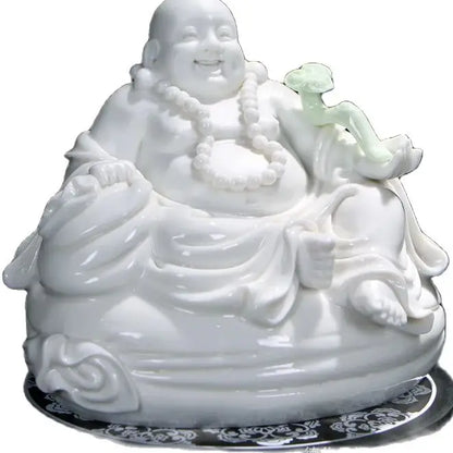 Ornaments ceramic Maitreya car Buddha car luxury perfume seat car accessories
