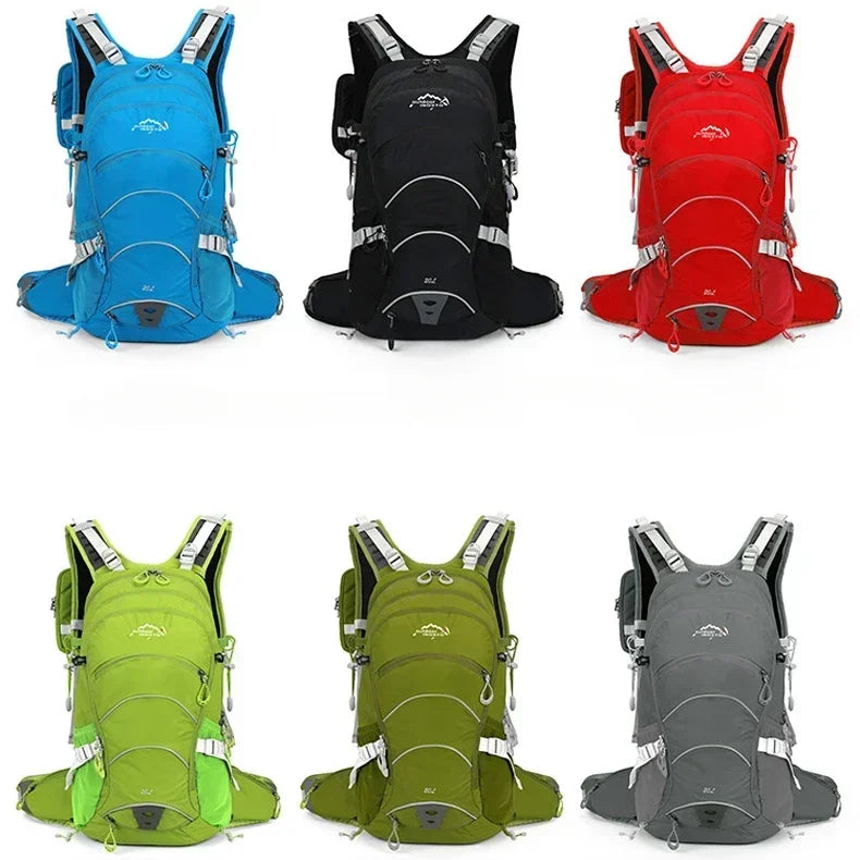 Outdoor Backpack 20L Bracket Waterproof Hiking Cycling Mountaineering Bag Water Bag Backpack Lightweight Camping