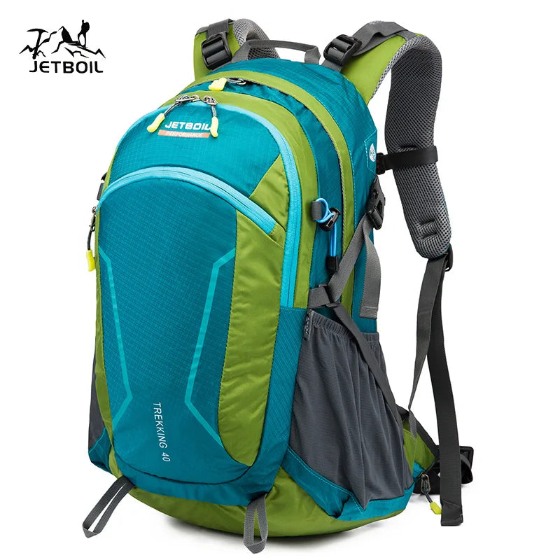 Outdoor Camping Travelling Mountain Waterproof Lightweight Packable Hiking Backpack with Rain Cover