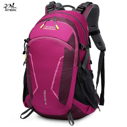 Outdoor Camping Travelling Mountain Waterproof Lightweight Packable Hiking Backpack with Rain Cover