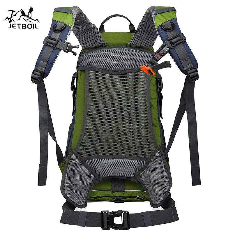 Outdoor Camping Travelling Mountain Waterproof Lightweight Packable Hiking Backpack with Rain Cover