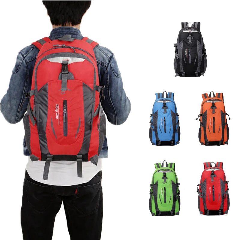 Outdoor Hiking Bag 40L Large Capacity Lightweight Travel Backpack Men's Backpack Waterproof Cycling Hiking Bag