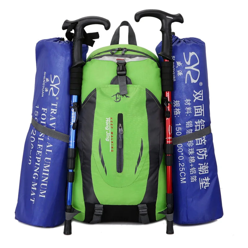 Outdoor Hiking Bag 40L Large Capacity Lightweight Travel Backpack Men's Backpack Waterproof Cycling Hiking Bag