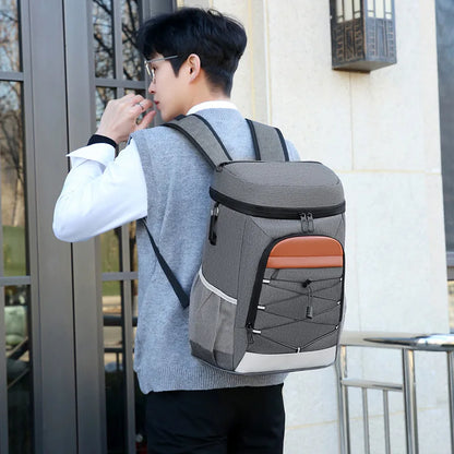 Outdoor Insulated Backpack Leakproof Lightweight Waterproof Large Capacity Camping Picnic Lunch Backpack